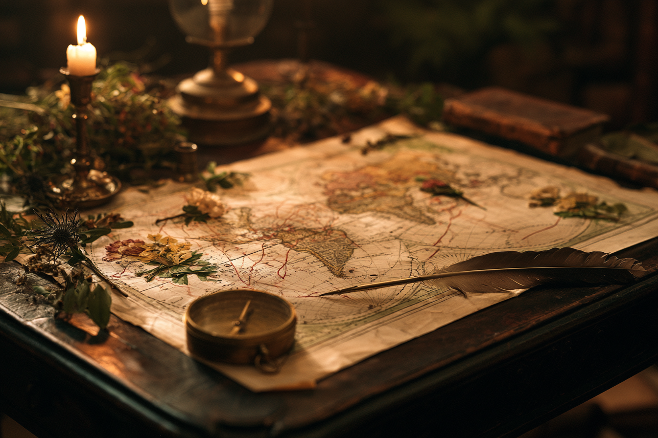 Botanical expedition routes