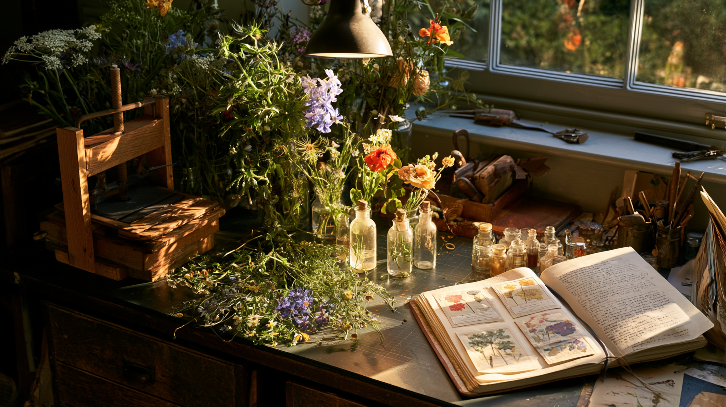 The studio workspace