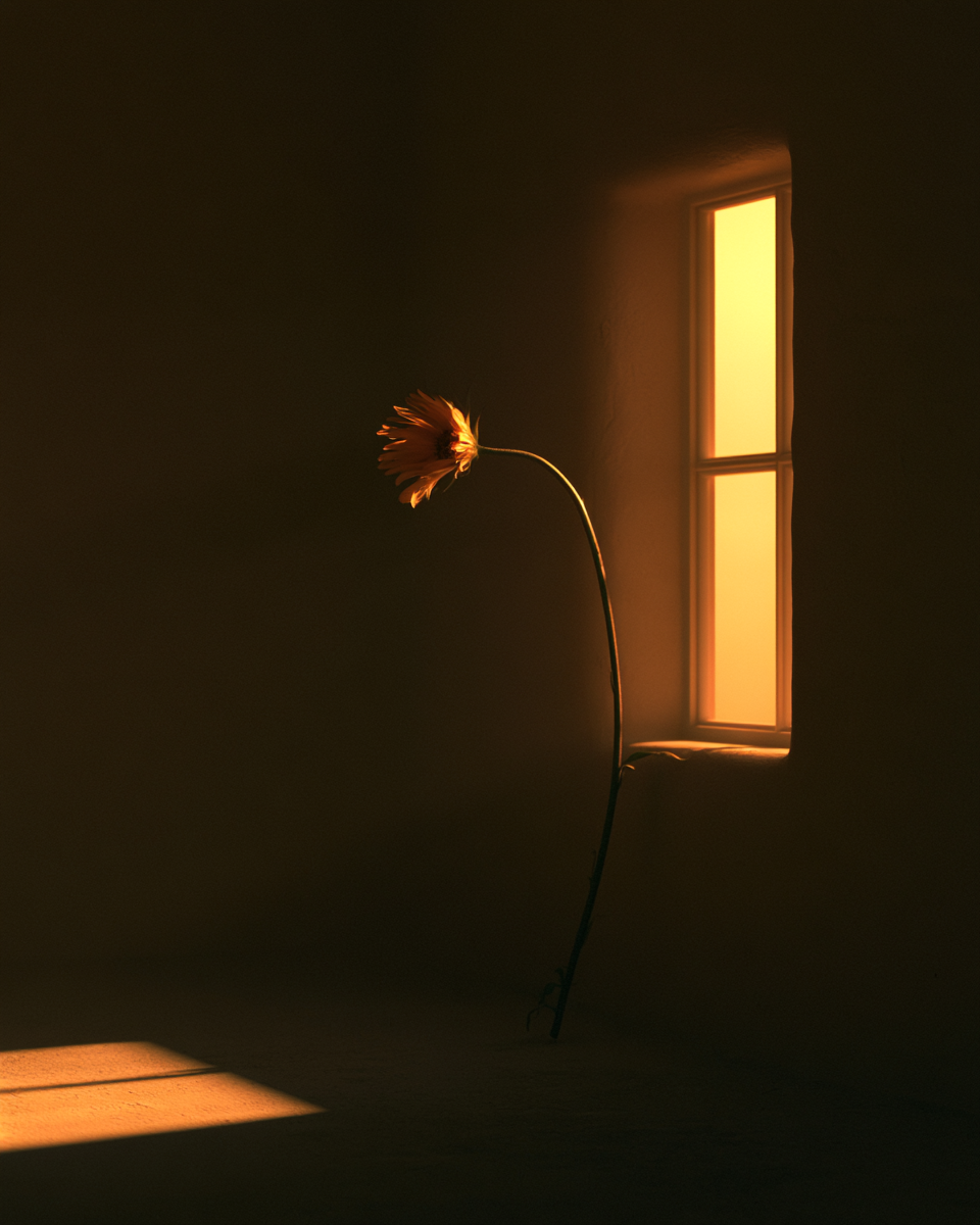 Light through petals