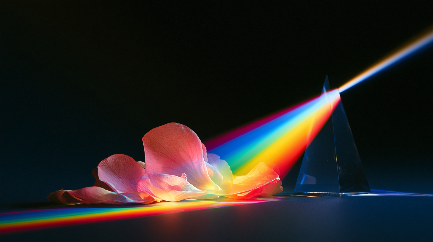 Same flower in ultraviolet