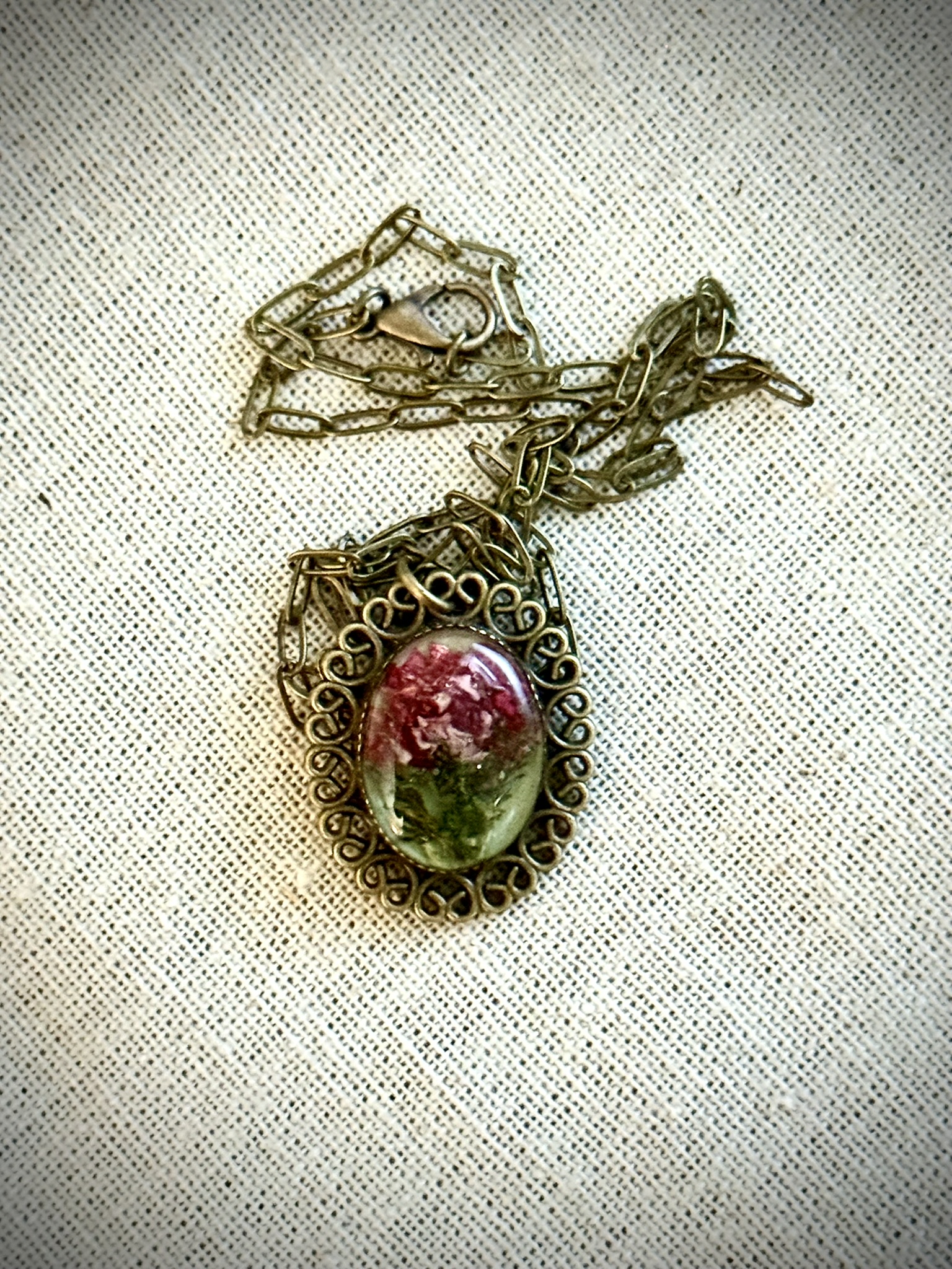 Botanical pixelation piece