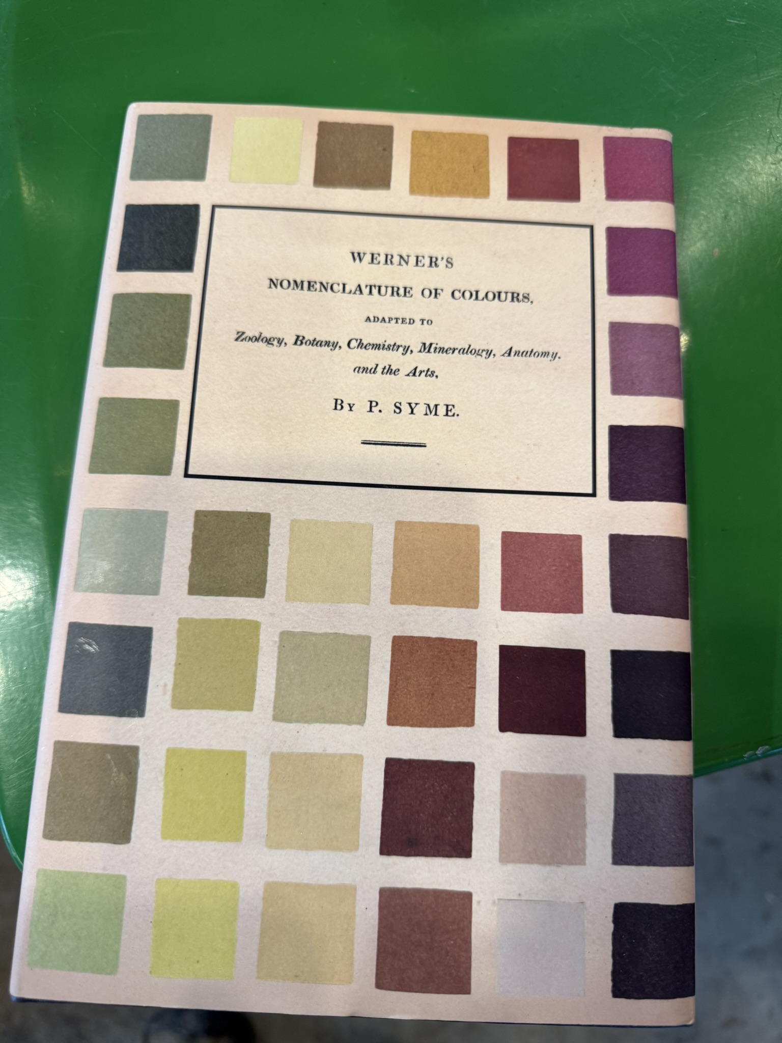Werner's Nomenclature of Colours — an antique botanical color reference book