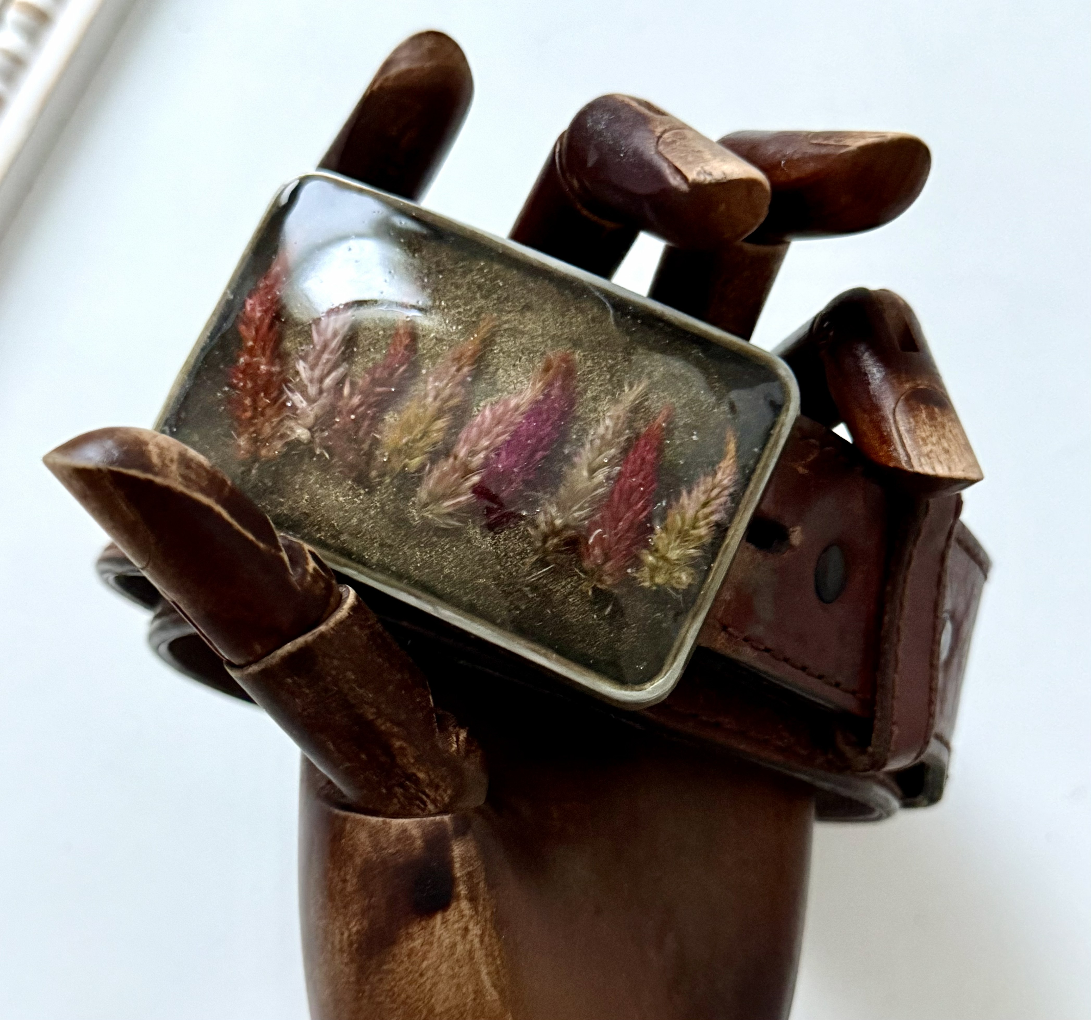 Botanical Belt Buckle No. 002 &mdash; Floral Alchemy