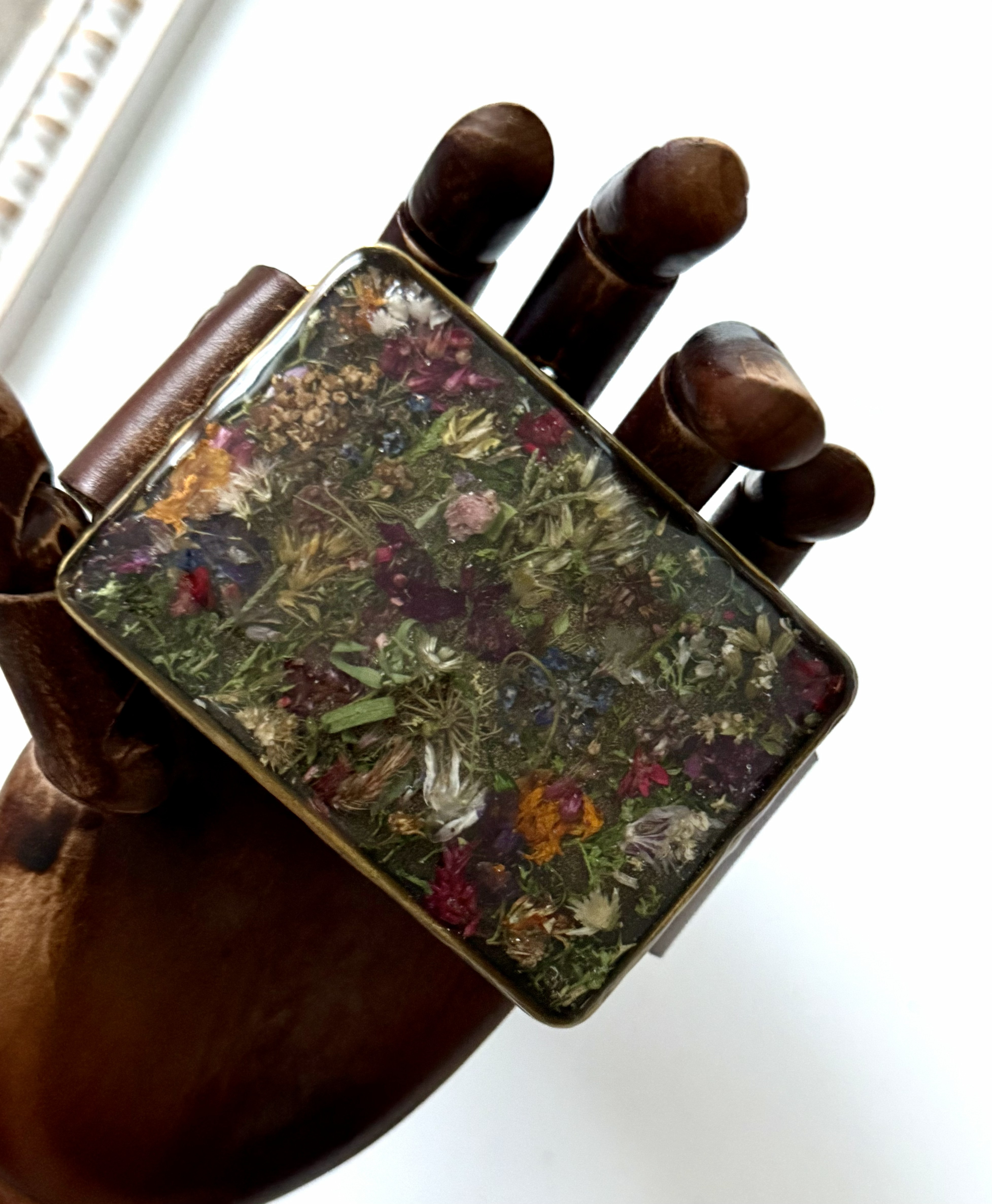 Botanical Belt Buckle No. 003 &mdash; Floral Alchemy