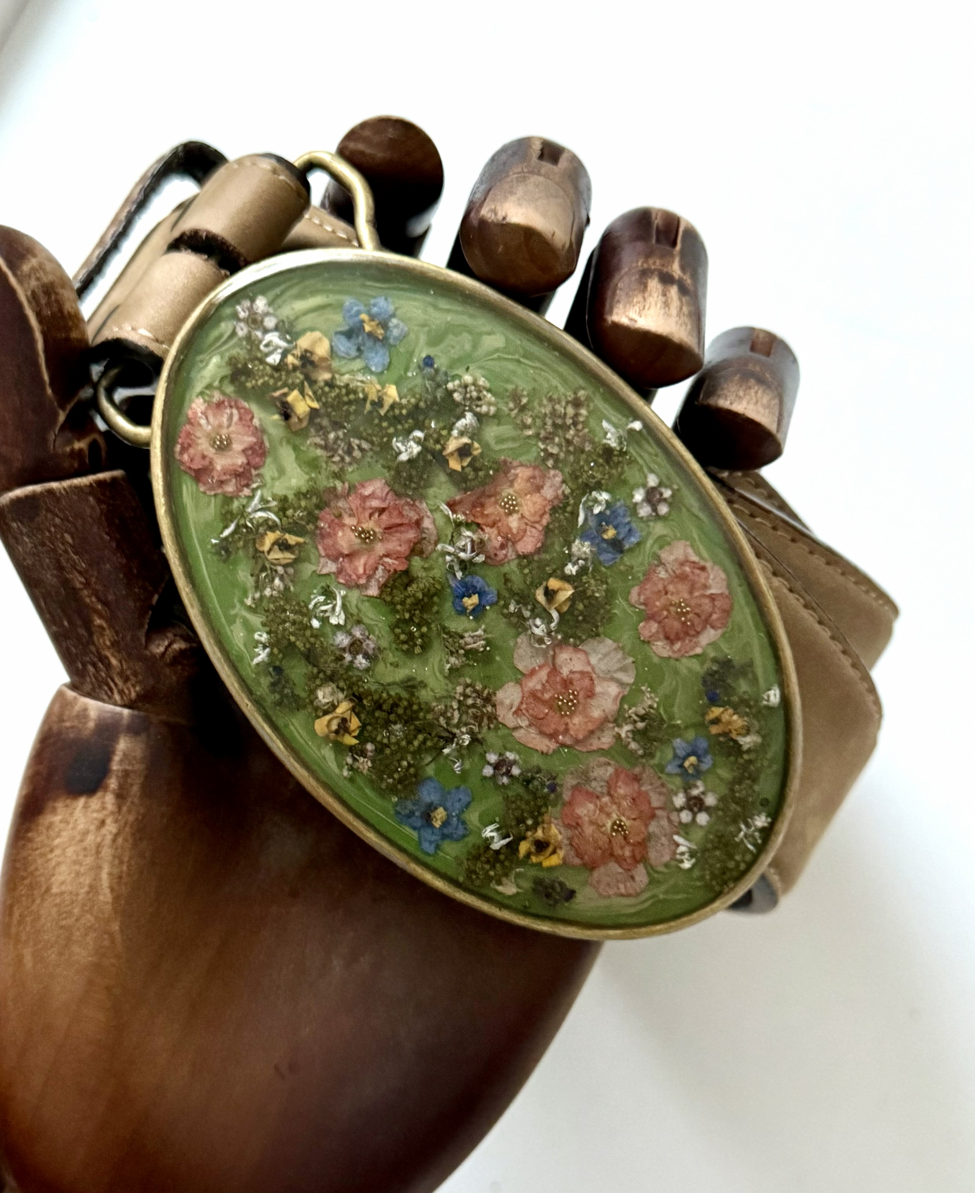 Botanical Belt Buckle No. 004 &mdash; Floral Alchemy