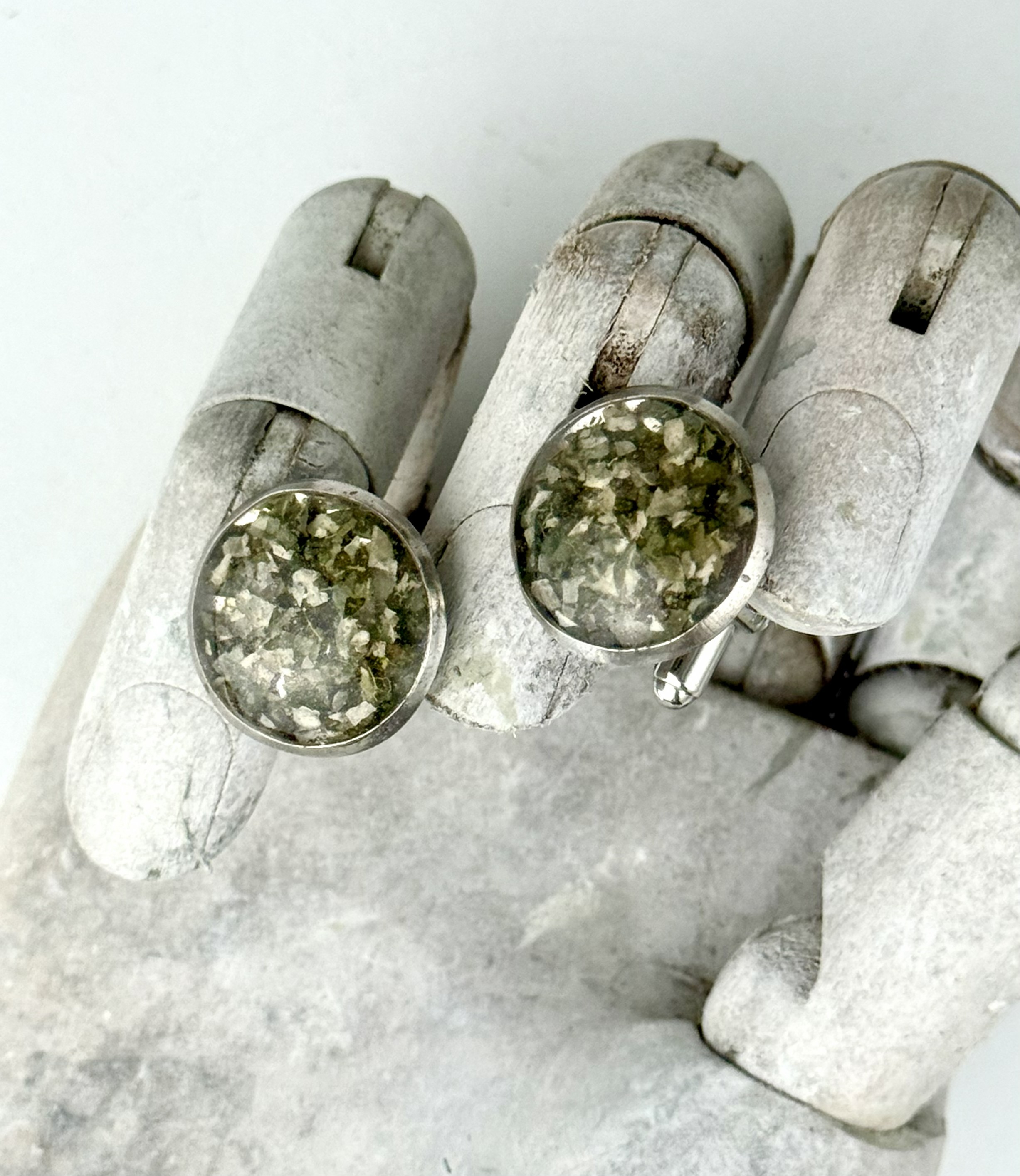 Botanical Cuff Links No. 008 &mdash; Floral Alchemy