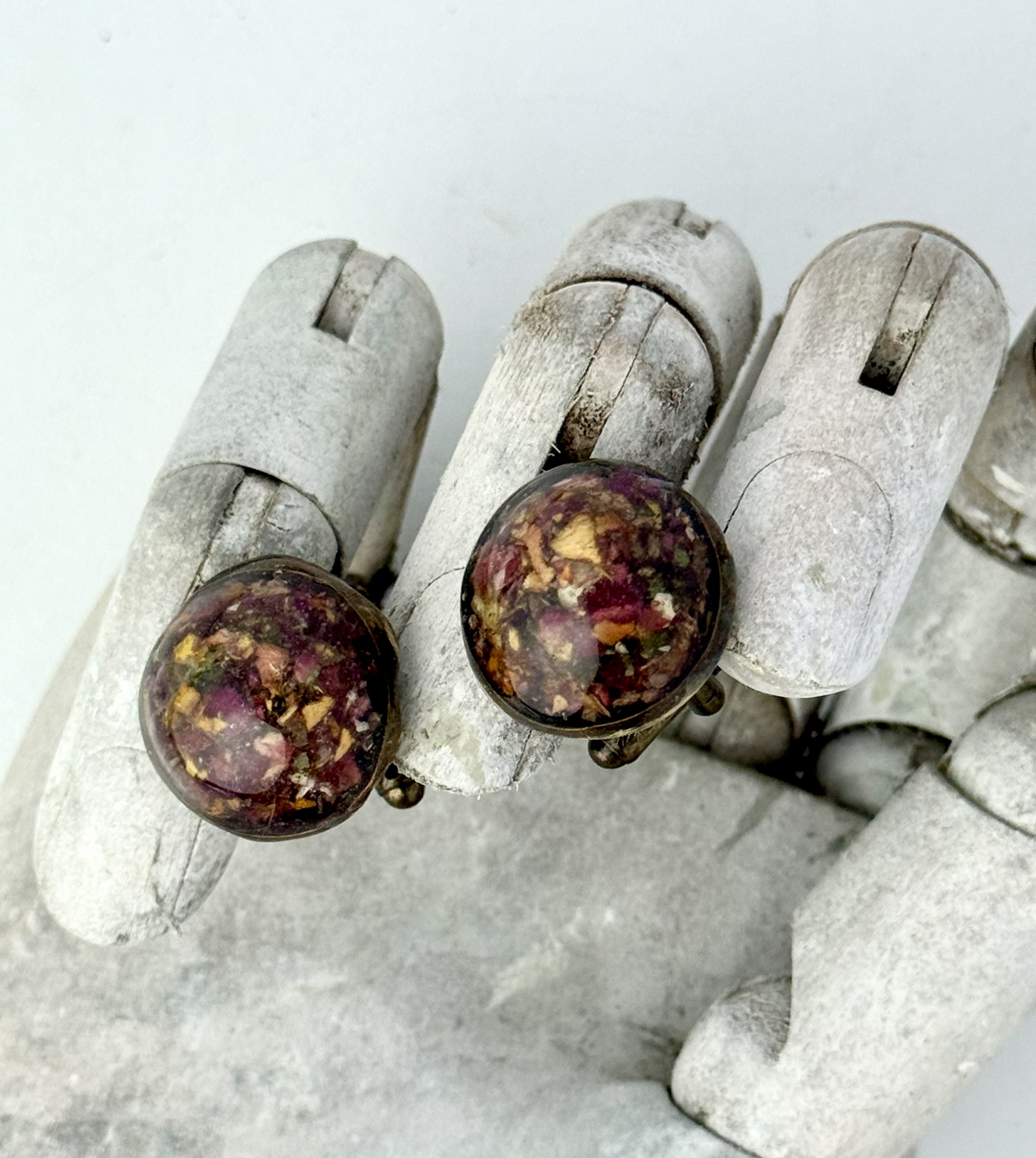 Botanical Cuff Links No. 009 &mdash; Floral Alchemy