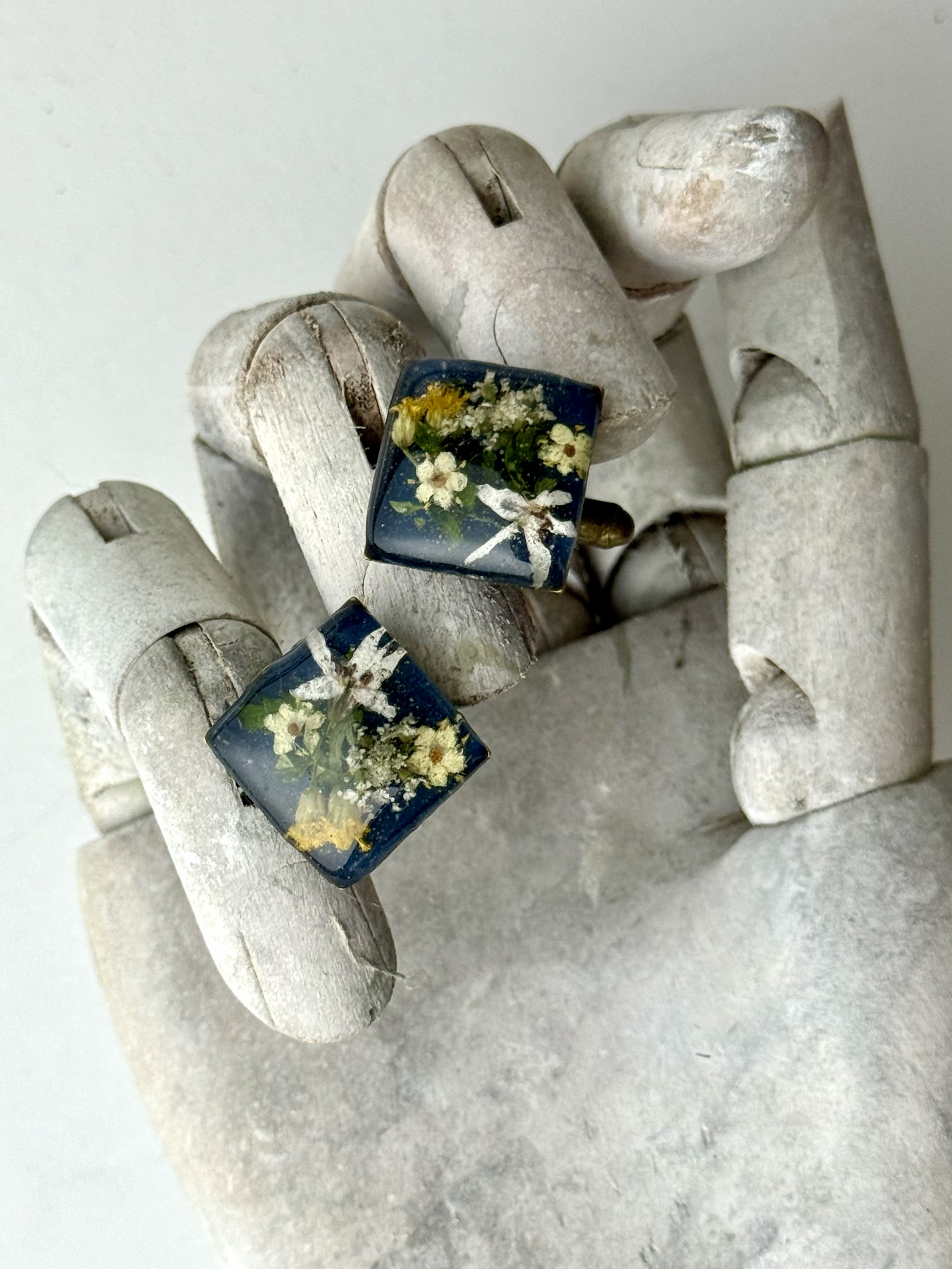Botanical Cuff Links No. 011 &mdash; Floral Alchemy