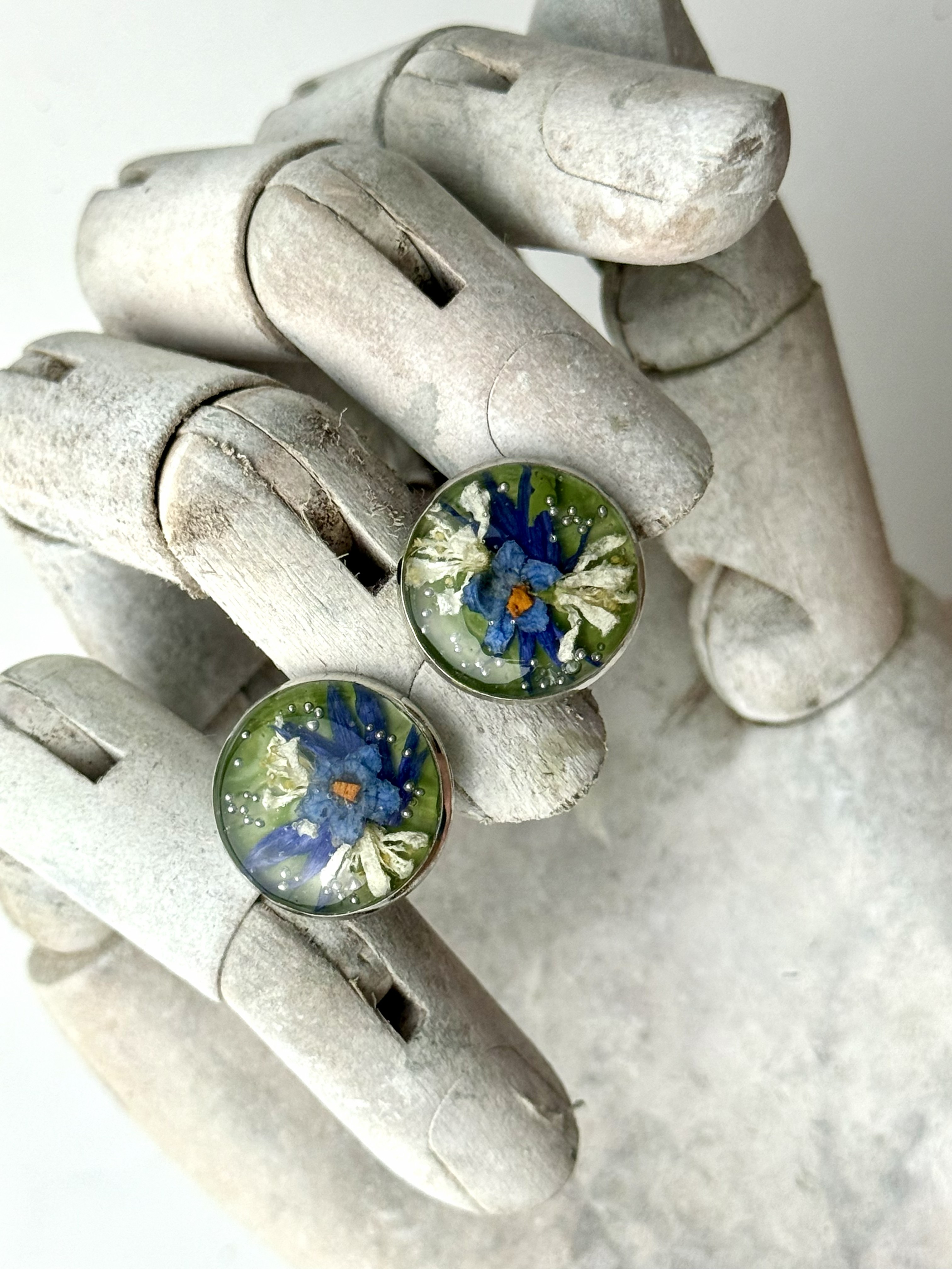 Botanical Cuff Links No. 015 &mdash; Floral Alchemy