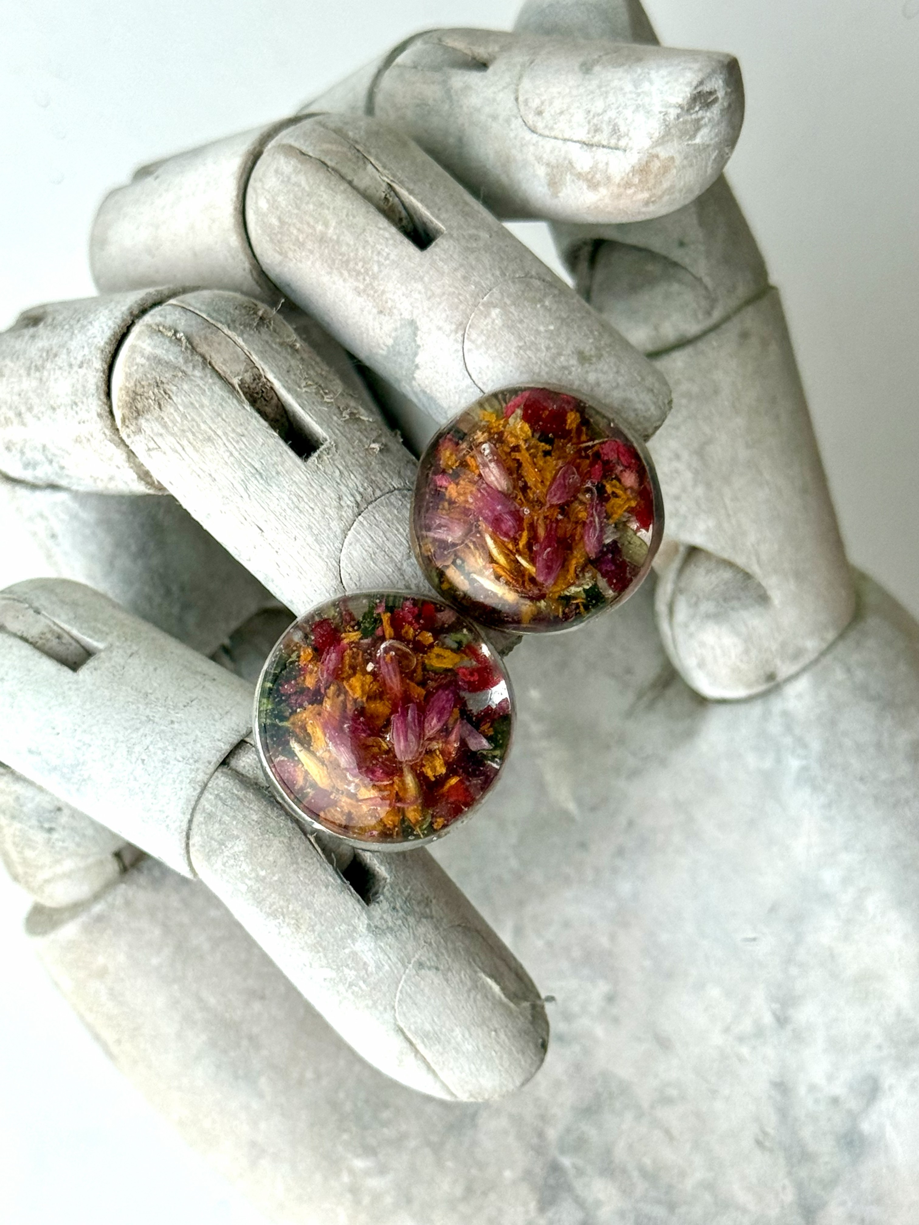 Botanical Cuff Links No. 018 &mdash; Floral Alchemy