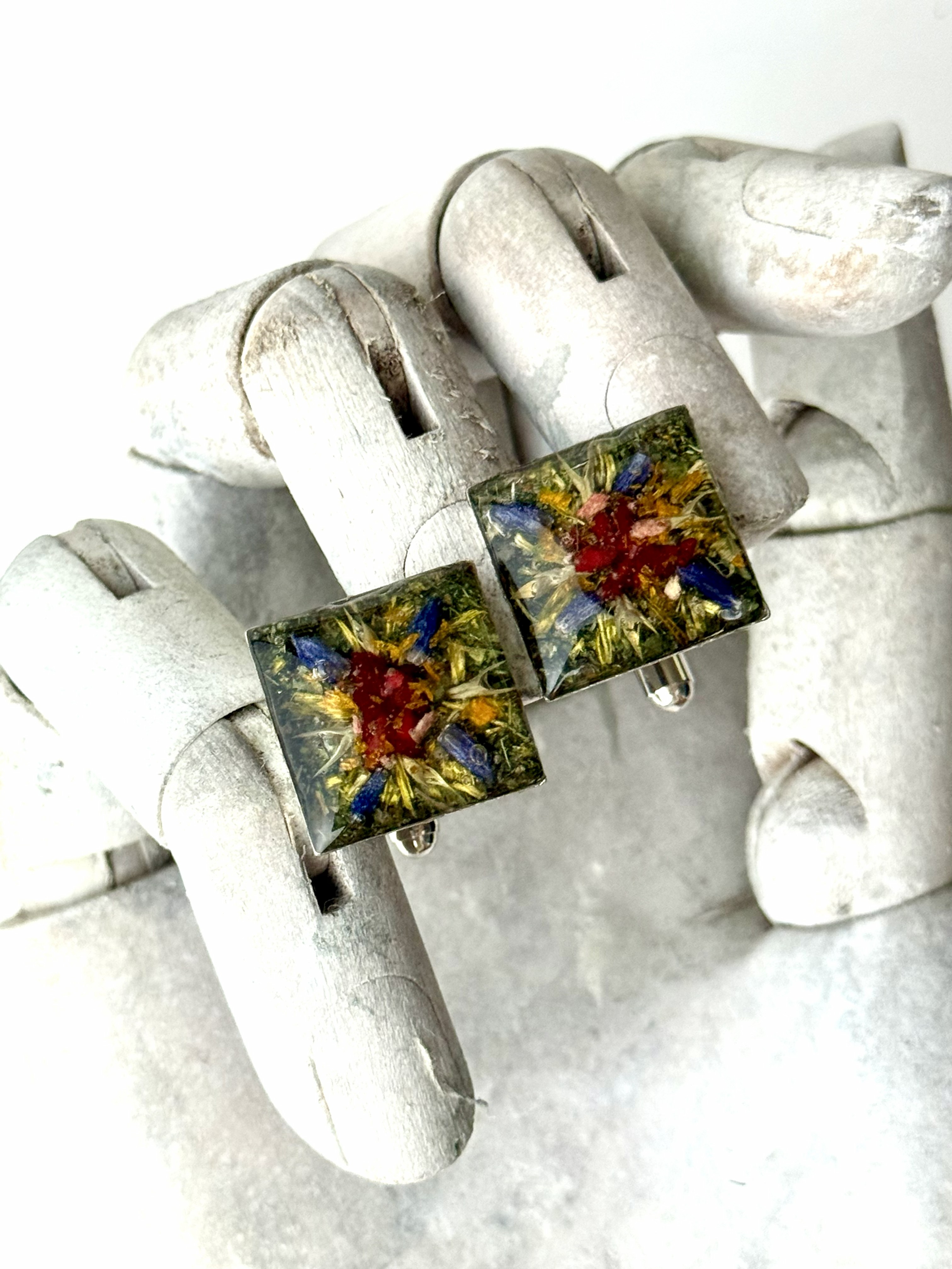 Botanical Cuff Links No. 020 &mdash; Floral Alchemy