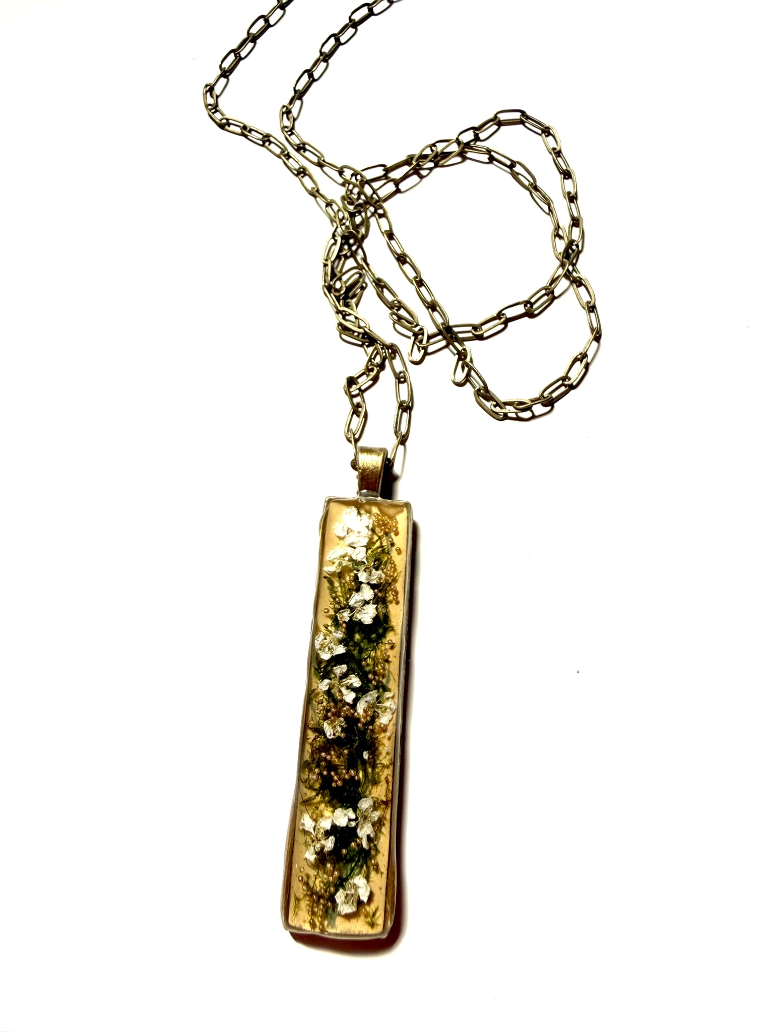 White on Alhambra Yellow &mdash; Floral Alchemy
