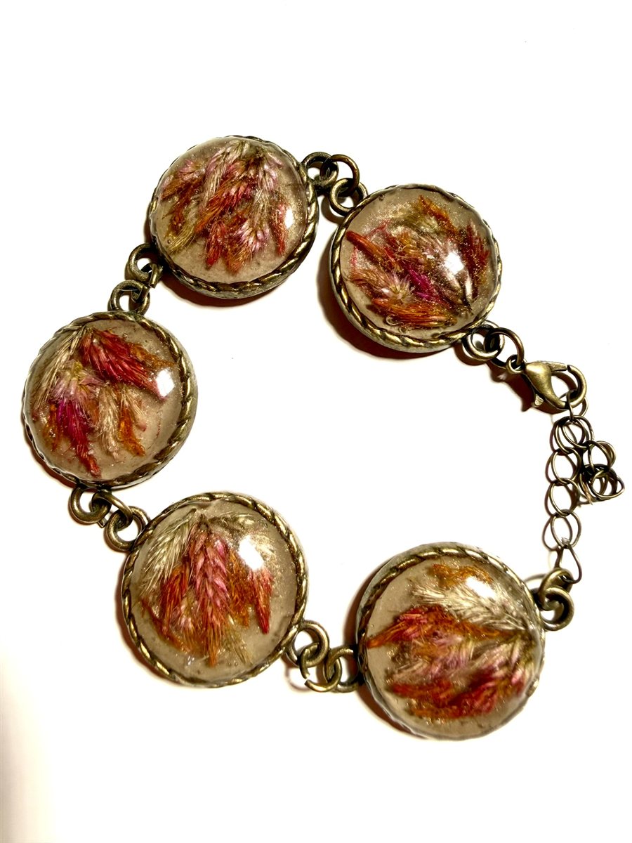 Garden Phoenix Medallion Bracelet — medallion detail